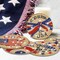8 Pcs Patriotic 4th of July Vintage Diamond Art Coasters Kits with Holder DIY Independence Day Retro Diamond Art Coaster